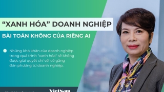 'Xanh hóa' doanh nghiệp: Bài toán không của riêng ai