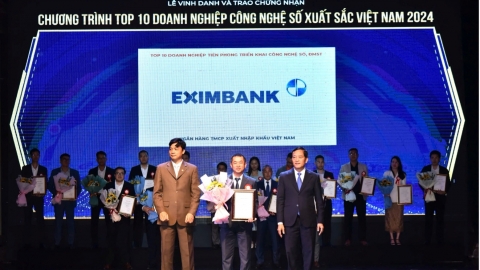 Eximbank được vinh danh Top 10 Doanh nghiệp Công nghệ số xuất sắc Việt Nam lần thứ 11