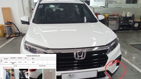 Mua Honda BR-V mới đã bị gỉ sét, màu sơn ố vàng: ‘Cầu cứu’ Cục Đăng kiểm