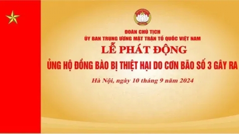 Hàng triệu tấm lòng hướng về người dân bị ảnh hưởng bởi bão YAGI