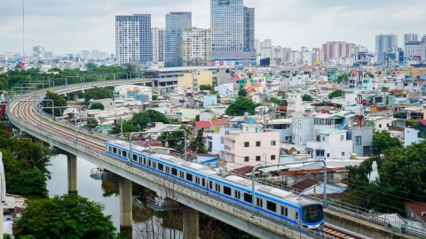 Giá tăng tới 70%: Đầu tư căn hộ bám tuyến metro lãi đậm