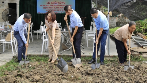 Khởi công xây nhà tình thương cho hoàn cảnh đặc biệt khó khăn tại Hải Phòng